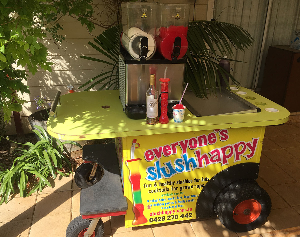 Cocktails and mocktails at an event